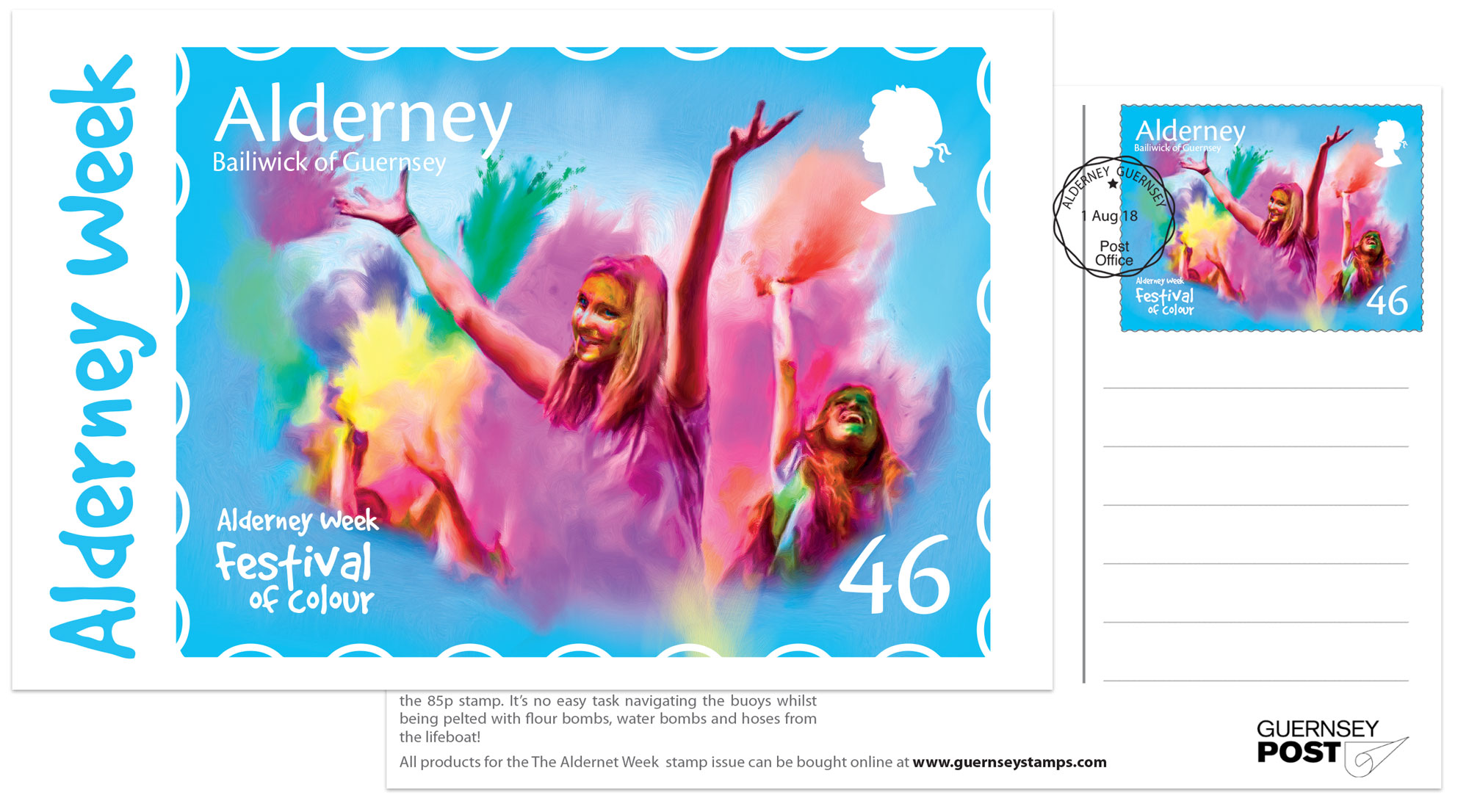 Alderney Week FDI Postcards